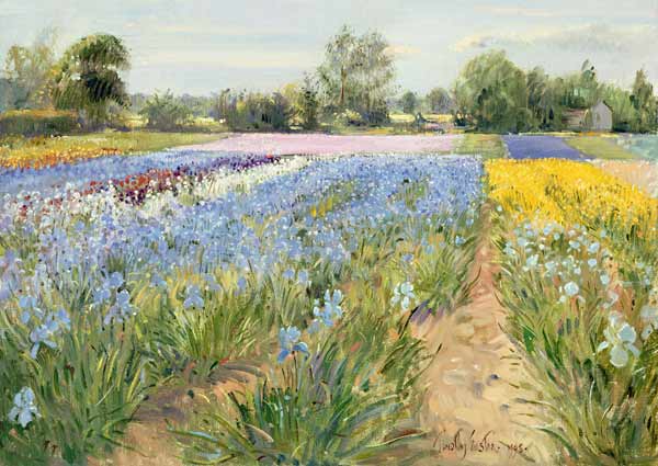 Floral Chessboard, 1995 (oil on canvas)  a Timothy  Easton