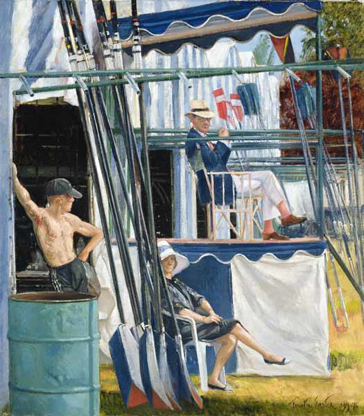 The Crows Nest, Henley, 1995-96 (oil on canvas)  a Timothy  Easton