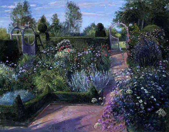 Two Gateways in the Herb Garden, 1995 (oil on canvas)  a Timothy  Easton