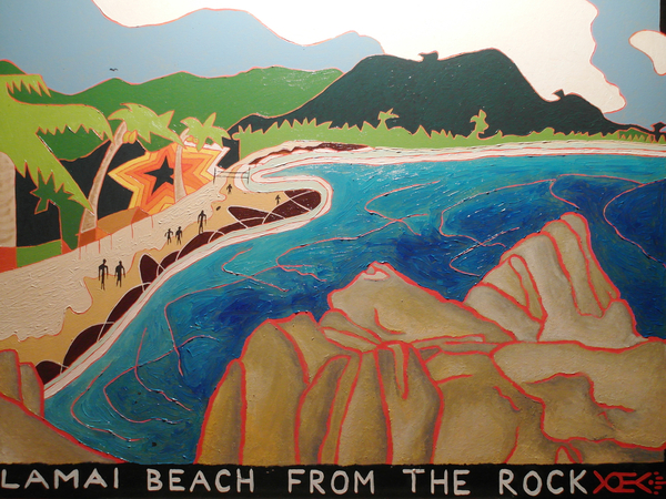 Lamai Beach from the rock a Timothy Nathan Joel Timothy Nathan Joel