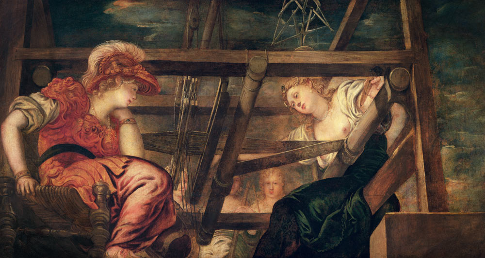 Athene and Arachne a Tintoretto (alias Jacopo Robusti)