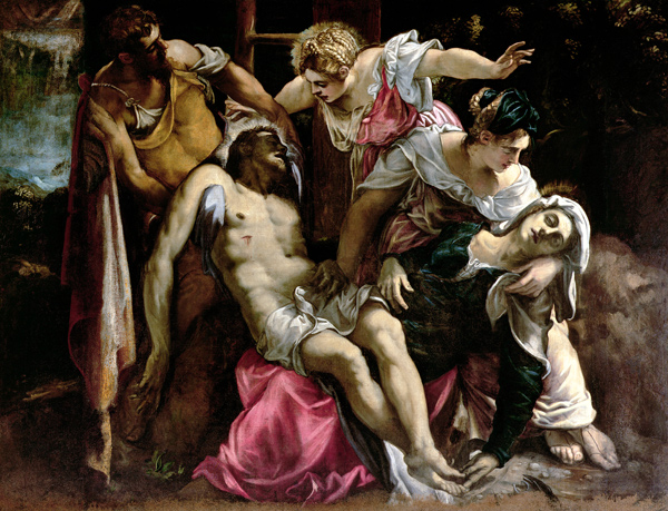 Deposition from the Cross a Tintoretto (alias Jacopo Robusti)