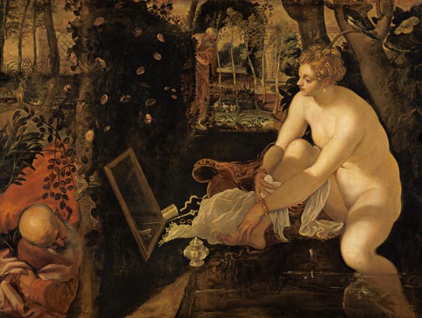 Susanna in the bath a Tintoretto (alias Jacopo Robusti)