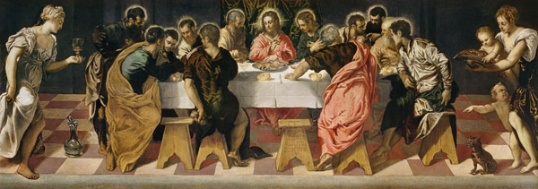 The Last Supper a Tintoretto (alias Jacopo Robusti)