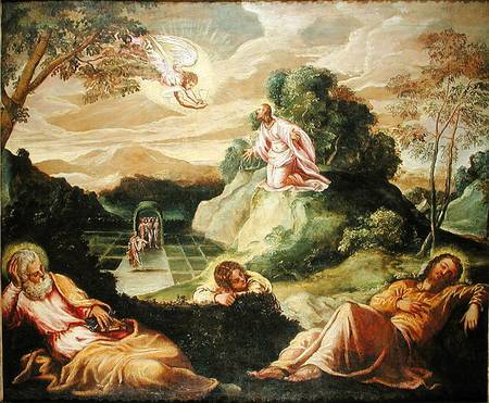 The Agony in the Garden a Tintoretto (alias Jacopo Robusti)