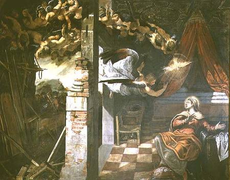 The Annunciation a Tintoretto (alias Jacopo Robusti)