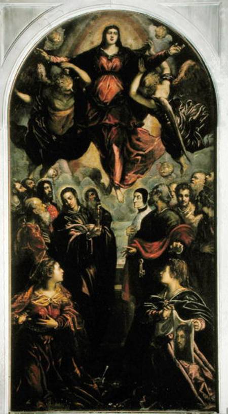 Assumption of the Virgin a Tintoretto (alias Jacopo Robusti)