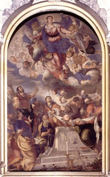 The Assumption of the Virgin a Tintoretto (alias Jacopo Robusti)