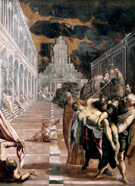 Rescue of the body of Saint Markus a Tintoretto (alias Jacopo Robusti)