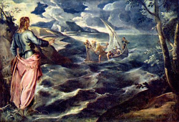 Christ at the lake Tiberias a Tintoretto (alias Jacopo Robusti)