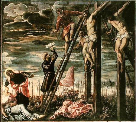 Crucifixion a Tintoretto (alias Jacopo Robusti)