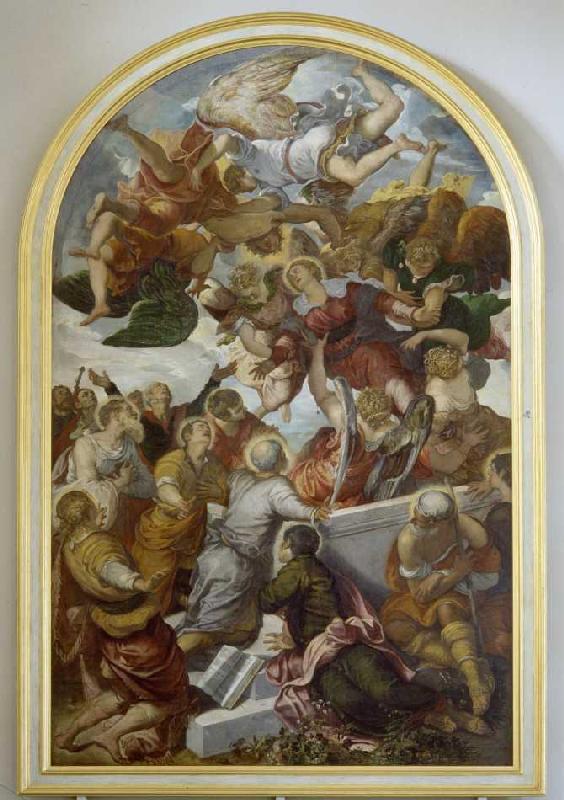 Ascension Day of Mariae a Tintoretto (alias Jacopo Robusti)