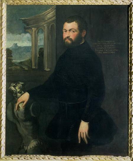 Jacopo Sansovino (1486-1570), originally Tatti, sculptor and State architect in Venice a Tintoretto (alias Jacopo Robusti)