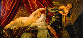 Joseph and the woman of the Potiphar a Tintoretto (alias Jacopo Robusti)