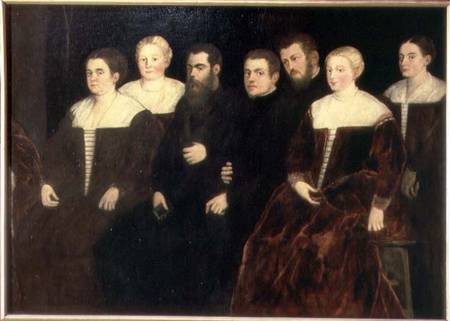 Seven members of the Soranzo Family a Tintoretto (alias Jacopo Robusti)