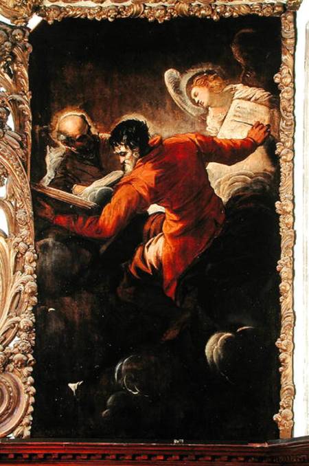 Saint Luke and Saint Matthew a Tintoretto (alias Jacopo Robusti)