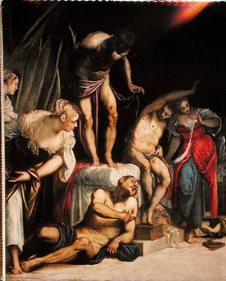 Saint Roch curing the Plague a Tintoretto (alias Jacopo Robusti)