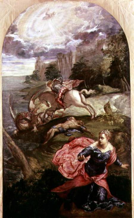 St.George and the Dragon a Tintoretto (alias Jacopo Robusti)