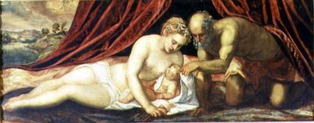 Venus, Vulcan and Cupid a Tintoretto (alias Jacopo Robusti)