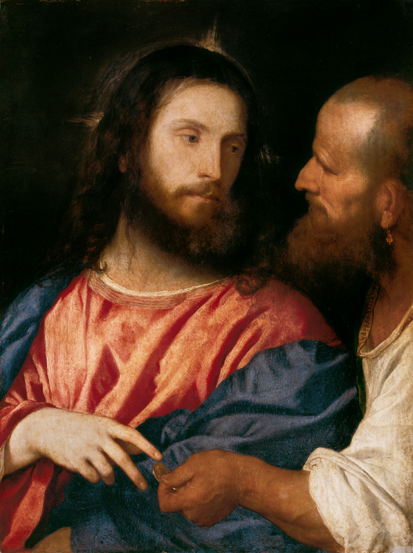Tizian, Der Zinsgroschen a Tiziano (alias Tiziano Vercellio)