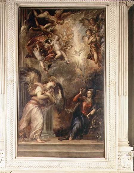 Annunciation a Tiziano (alias Tiziano Vercellio)