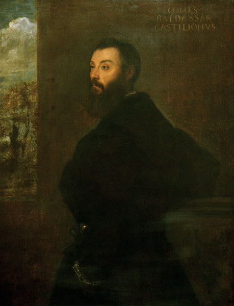 Baldassare Castiglione / Gem.v.Tizian a Tiziano (alias Tiziano Vercellio)