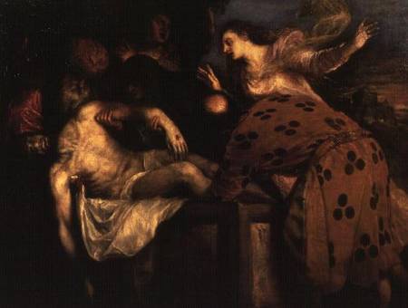 The Entombment of Christ a Tiziano (alias Tiziano Vercellio)