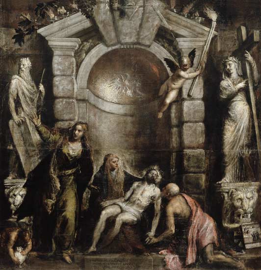 Pieta a Tiziano (alias Tiziano Vercellio)