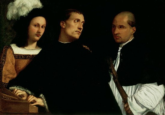 Interrupted Concert, c.1512 a Tiziano (alias Tiziano Vercellio)
