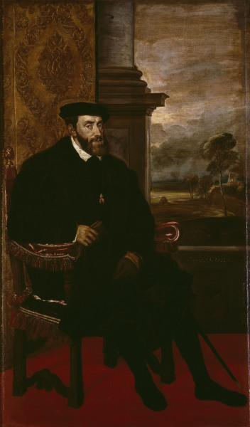 Charles V a Tiziano (alias Tiziano Vercellio)