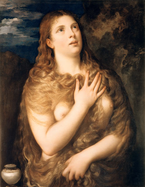 The atoning St. Magdalena a Tiziano (alias Tiziano Vercellio)