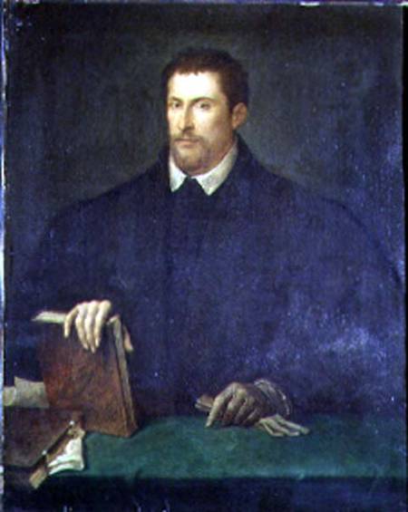 Portrait of Ippolito Riminaldi a Tiziano (alias Tiziano Vercellio)