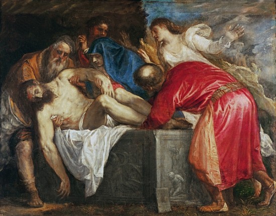 The Entombment of Christ a Tiziano (alias Tiziano Vercellio)