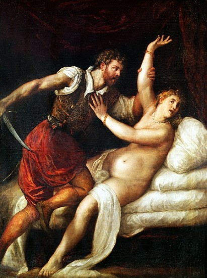 The Rape of Lucretia a Tiziano (alias Tiziano Vercellio)
