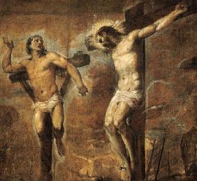 Christ on the Cross and the Good Thief