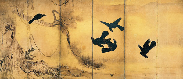 Crows a Tohaku Hasegawa 