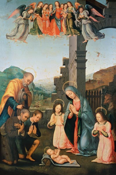 Adoration of the shepherds a Tommaso di Stefano Lunetti