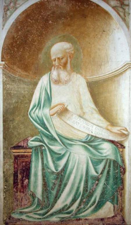 The Prophet Isaiah, from the intrados of the apse a Tommaso Masolino da Panicale