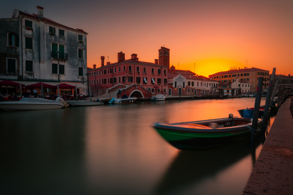 Sunset in Venice a Tommaso Pessotto