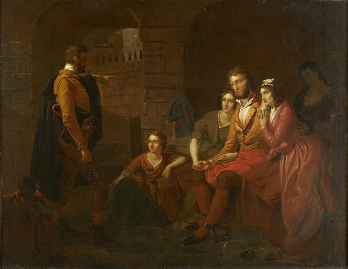 Lafayette in Prison at Olmütz a Tompkins Harrison Matteson