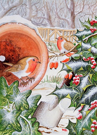 Christmas Robins (w/c)  a Tony  Todd