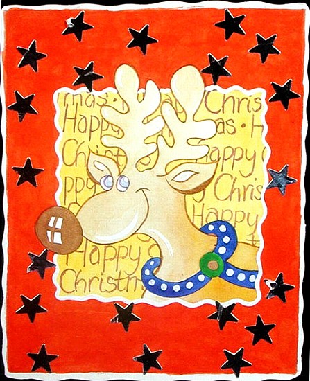 Happy Reindeer, 2005 (w/c on paper)  a Tony  Todd