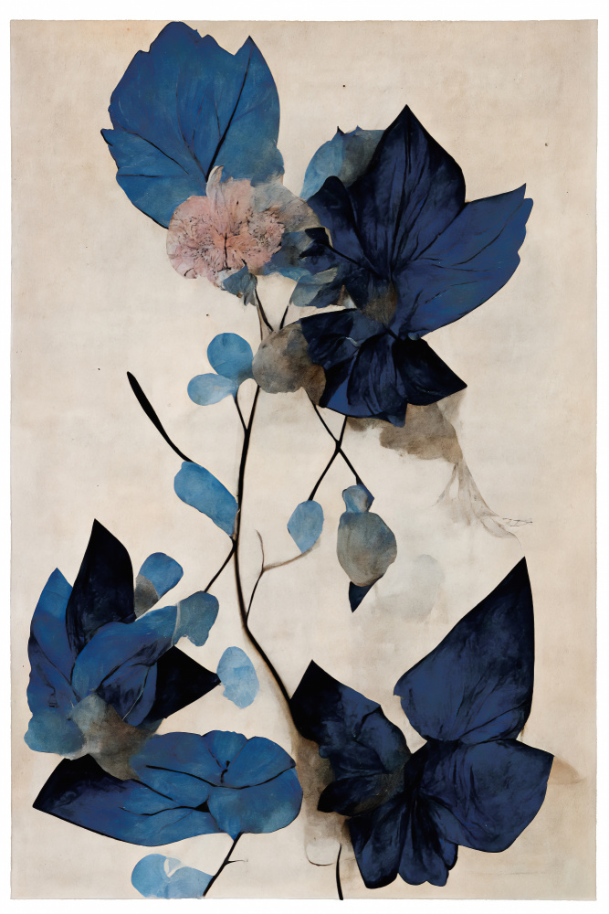 Blue Dry Flowers a Treechild