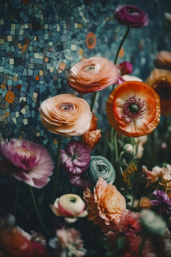 Flowers And Mosaic a Treechild