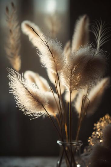 Pampas Grass In Sunlight