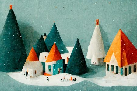 Cute Paper Village