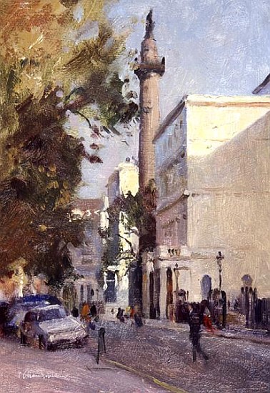 Carlton House Terrace (oil on canvas)  a Trevor  Chamberlain