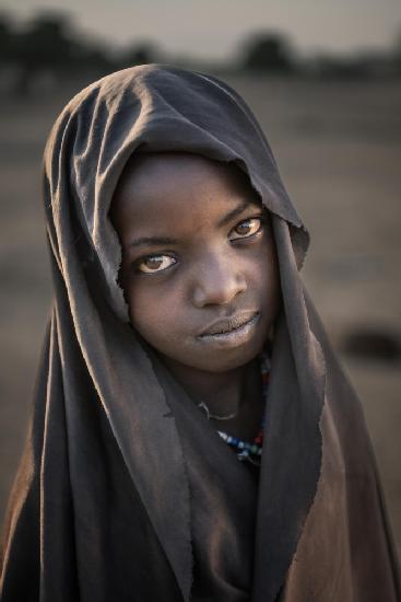 The face of an Arbore girl