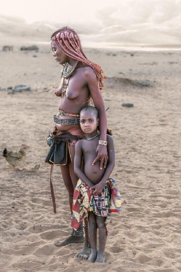 Himba mother and daughter