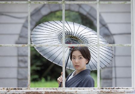 Japanese woman by the window